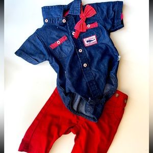 0-3 month boys outfit